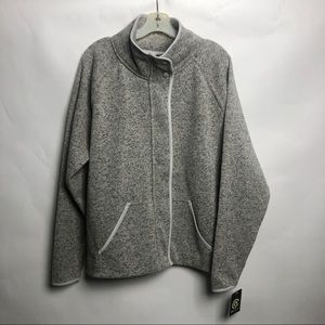 Champion Grey + White Jacket - NWT